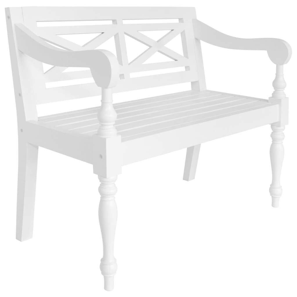 Batavia Bench Solid Mahogany Wood Batavia Bench Solid Mahogany Wood