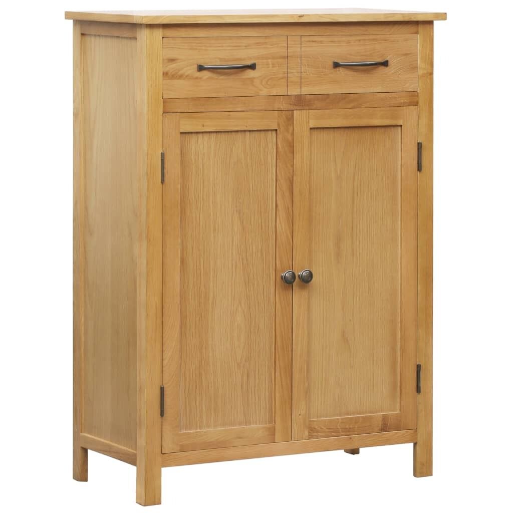 Shoe Cabinet 76x37x105 cm Solid Oak Wood Shoe Cabinet 76x37x105 cm Solid Oak Wood