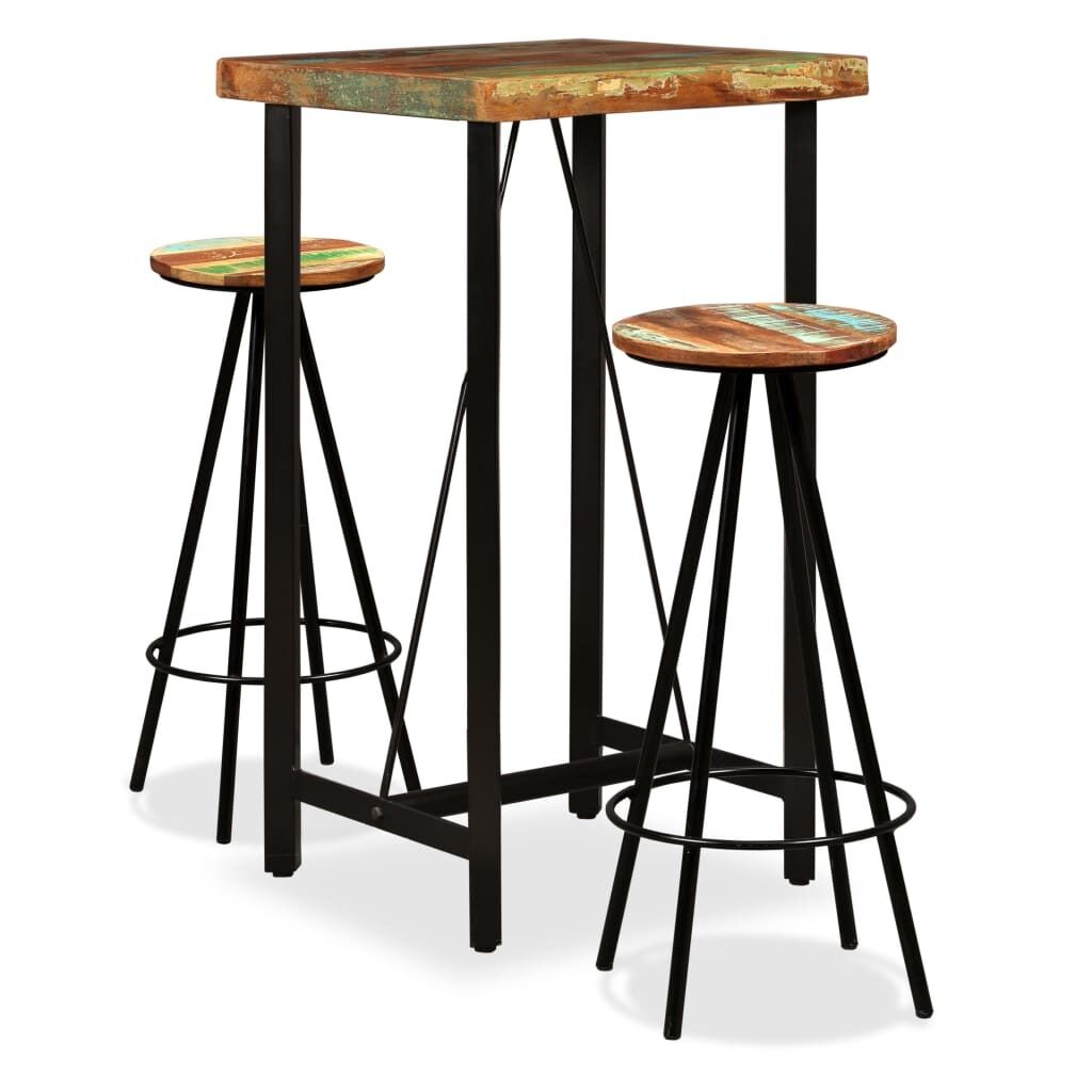 Bar Set Solid Wood Reclaimed Bar Set Solid Wood Reclaimed