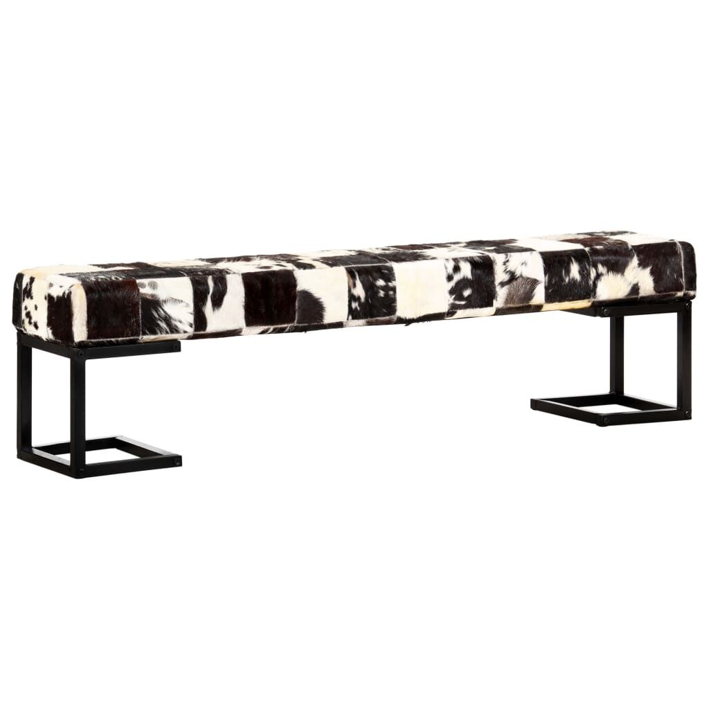 Bench Patchwork Genuine Goat Leather Bench Patchwork Genuine Goat Leather
