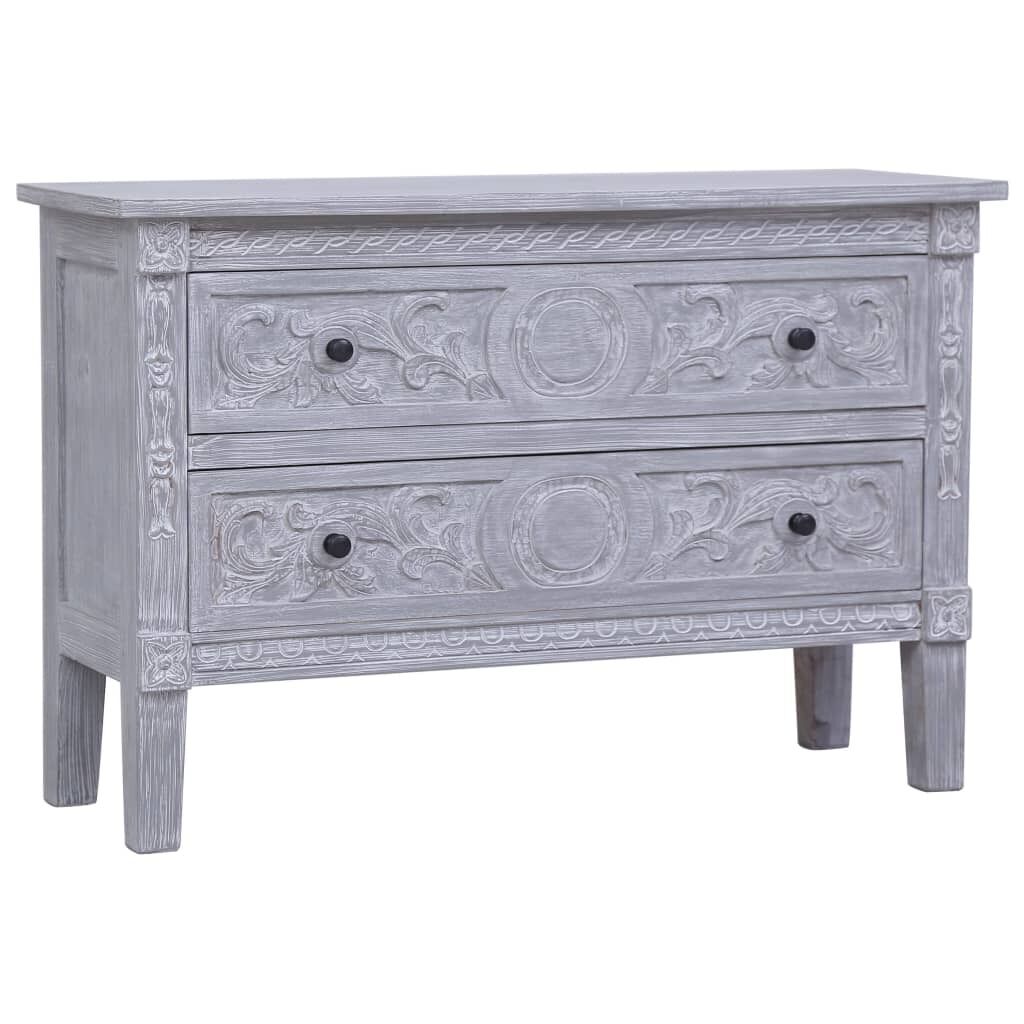 Sideboard with 2 Drawers 90x30x60 cm Solid Mahogany Wood Sideboard with 2 Drawers 90x30x60 cm Solid Mahogany Wood