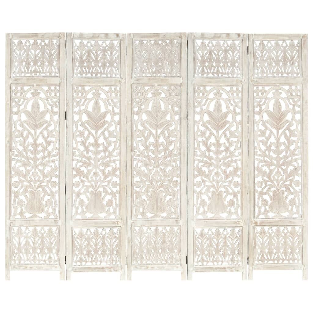 Whittier Hand carved Room Divider 200x165 cm Solid Mango Wood Whittier Hand carved Room Divider 200x165 cm Solid Mango Wood