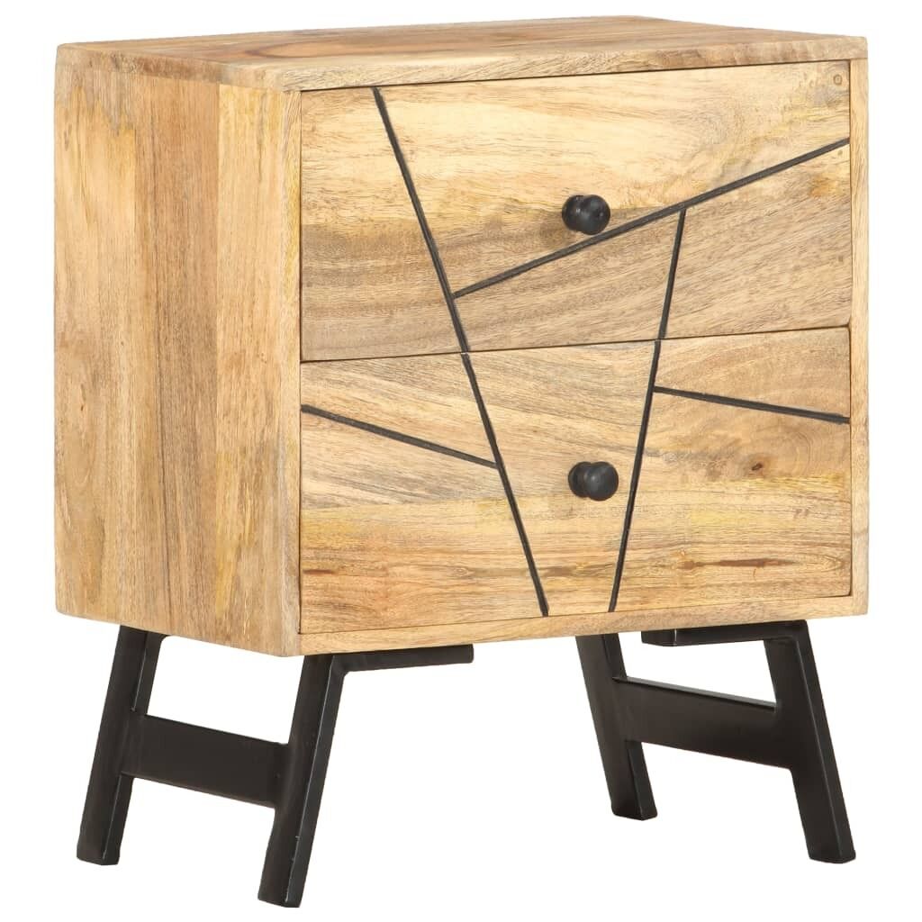 Amsterdam Bedside Cabinet 40x30x50 cm Solid Mango Wood Amsterdam Bedside Cabinet 40x30x50 cm Solid Mango Wood