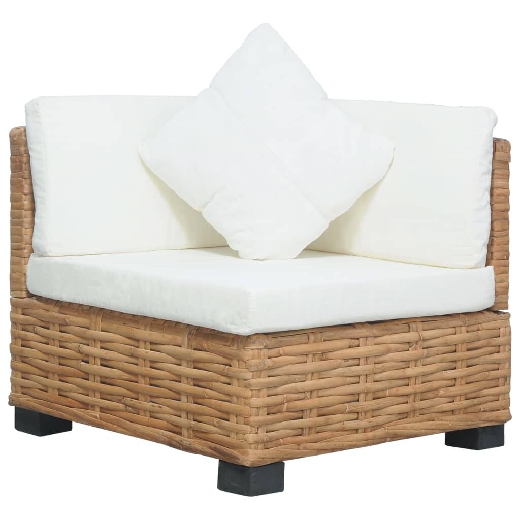 Sofa with Cushions Natural Rattan Sofa with Cushions Natural Rattan