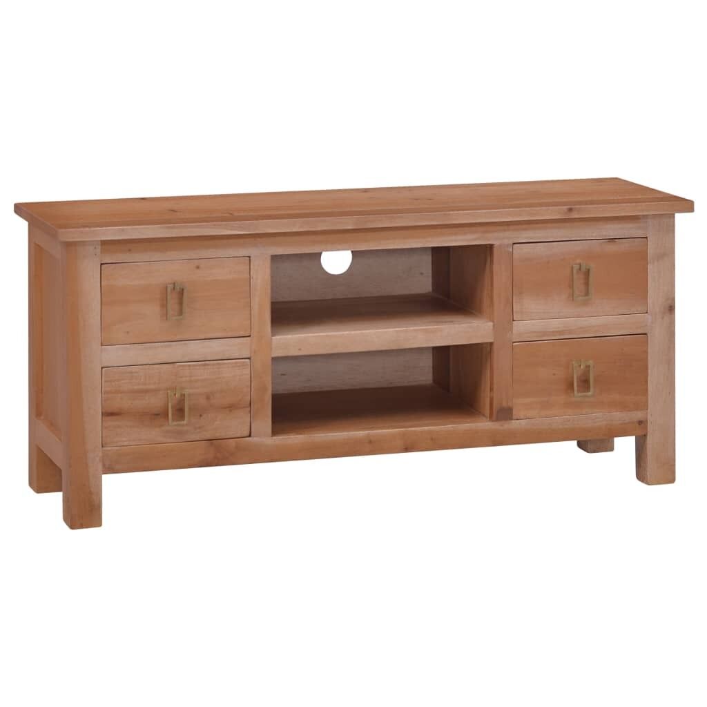 Prestwich TV Cabinet 100x30x45 cm Solid Mahogany Wood Prestwich TV Cabinet 100x30x45 cm Solid Mahogany Wood