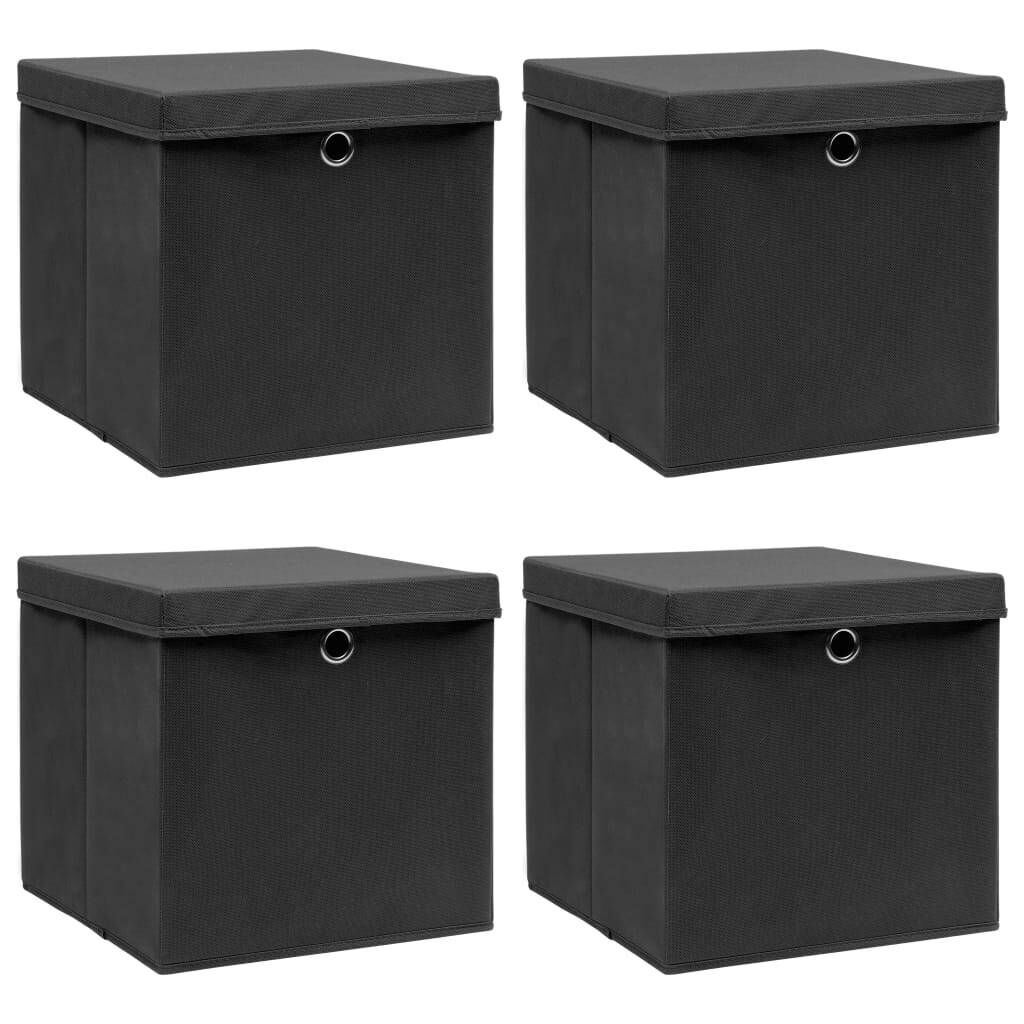 Storage Boxes with Lids 32x32x32 cm Fabric Storage Boxes with Lids 32x32x32 cm Fabric