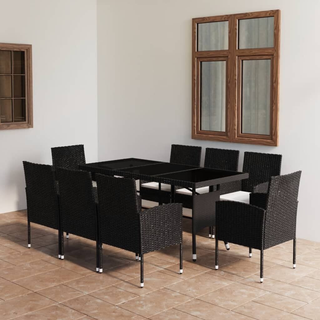 9 Piece Garden Dining Set Poly Rattan 9 Piece Garden Dining Set Poly Rattan