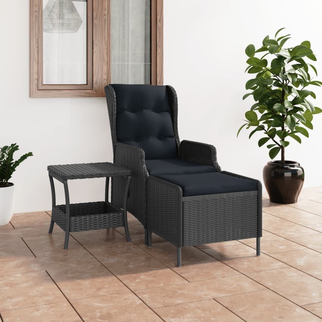 2 Piece Garden Lounge Set with Cushions Poly Rattan 2 Piece Garden Lounge Set with Cushions Poly Rattan