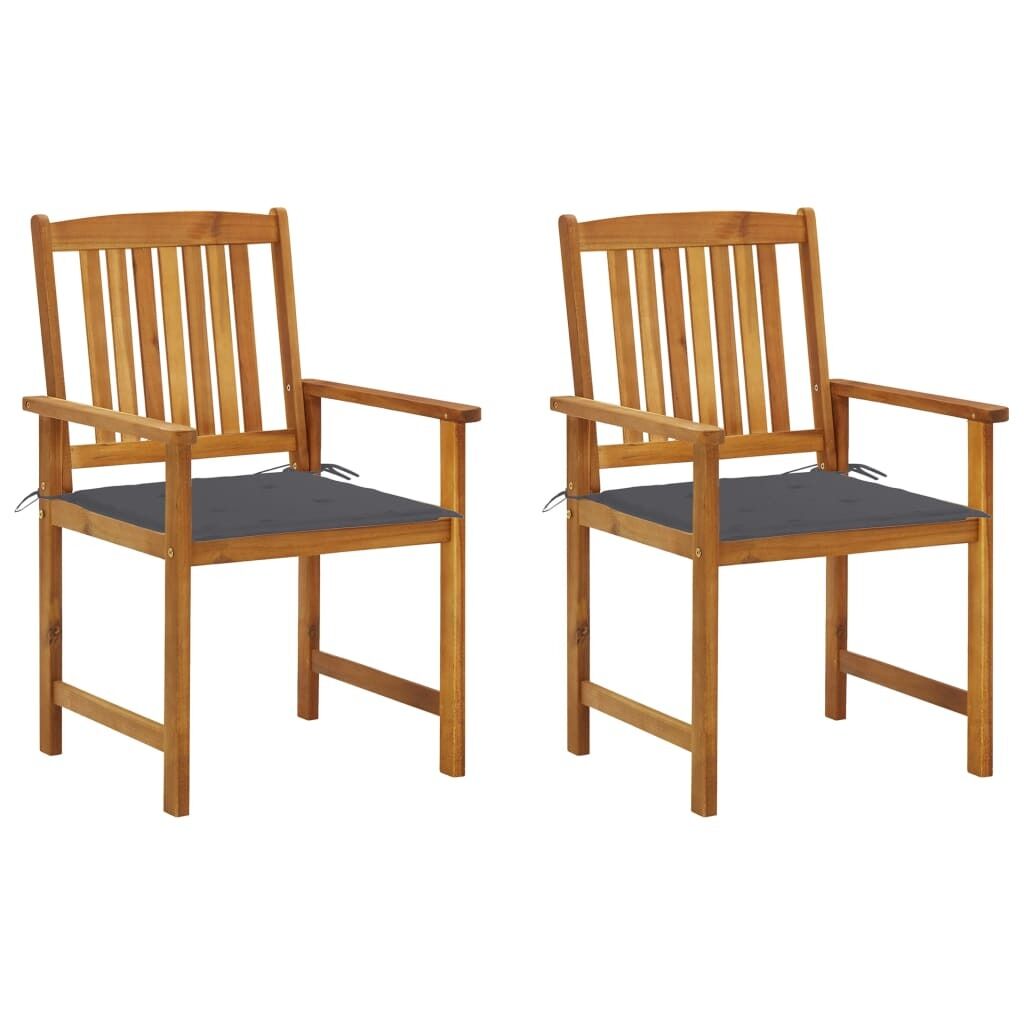Garden Chairs with Cushions Solid Acacia Wood Garden Chairs with Cushions Solid Acacia Wood
