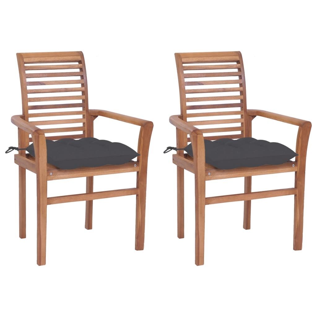 Dining Chairs with Cushions Solid Teak Wood Dining Chairs with Cushions Solid Teak Wood