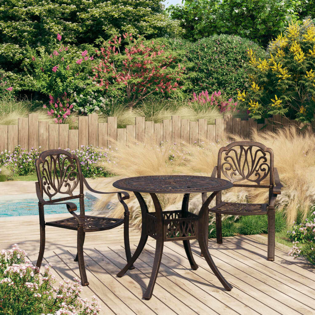 Bistro Set Cast Aluminium Bistro Set Cast Aluminium