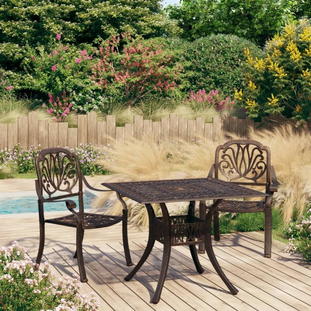 Bistro Set Cast Aluminium Bistro Set Cast Aluminium