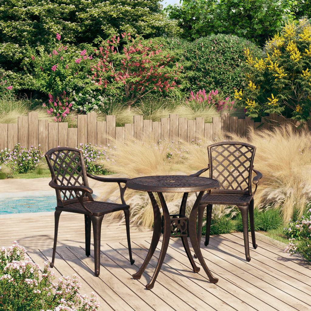 Bistro Set Cast Aluminium Bistro Set Cast Aluminium