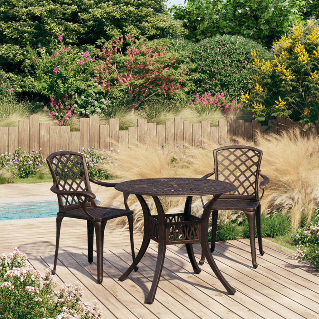 Bistro Set Cast Aluminium Bistro Set Cast Aluminium