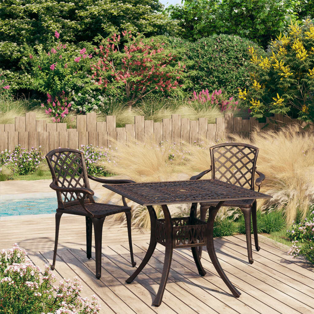 Bistro Set Cast Aluminium Bistro Set Cast Aluminium