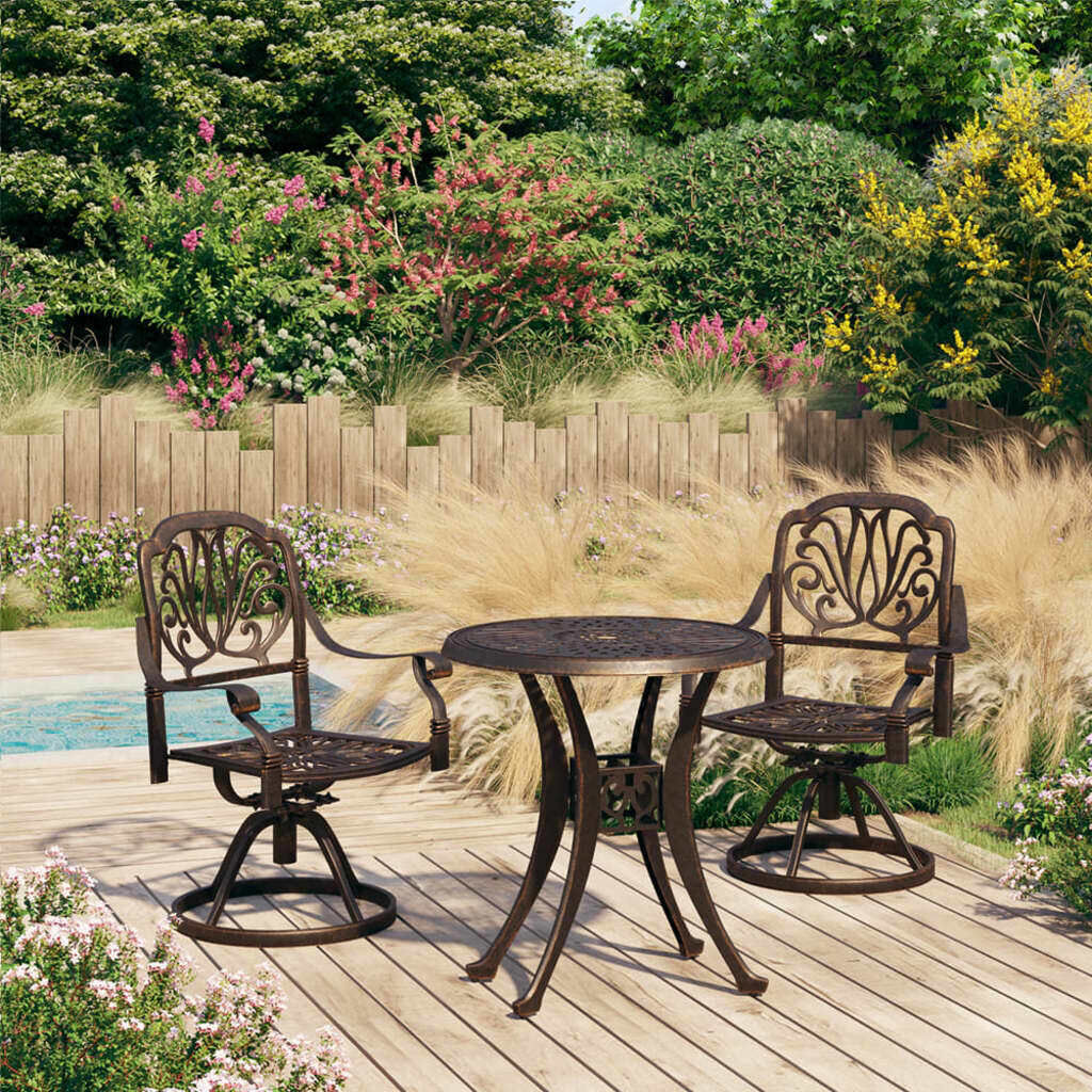 Bistro Set Cast Aluminium Bistro Set Cast Aluminium