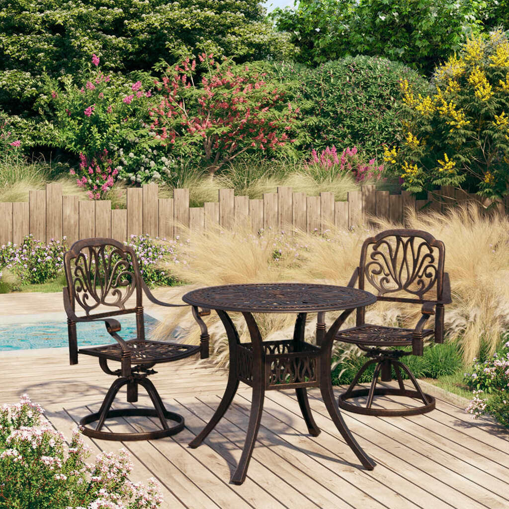 Bistro Set Cast Aluminium Bistro Set Cast Aluminium