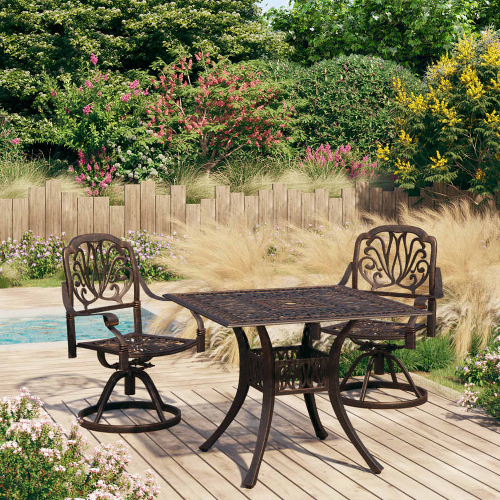 Bistro Set Cast Aluminium Bistro Set Cast Aluminium