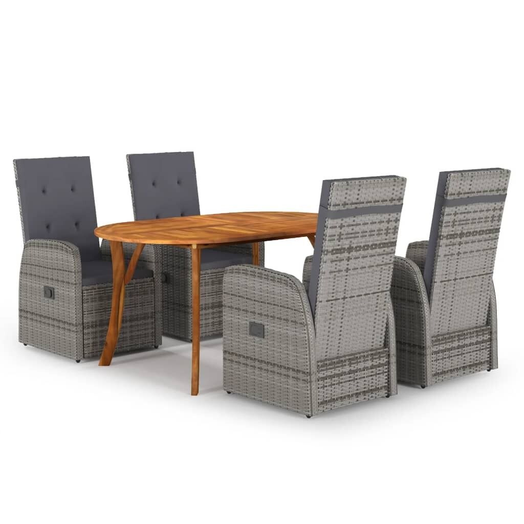 Garden Dining Set Grey Garden Dining Set Grey