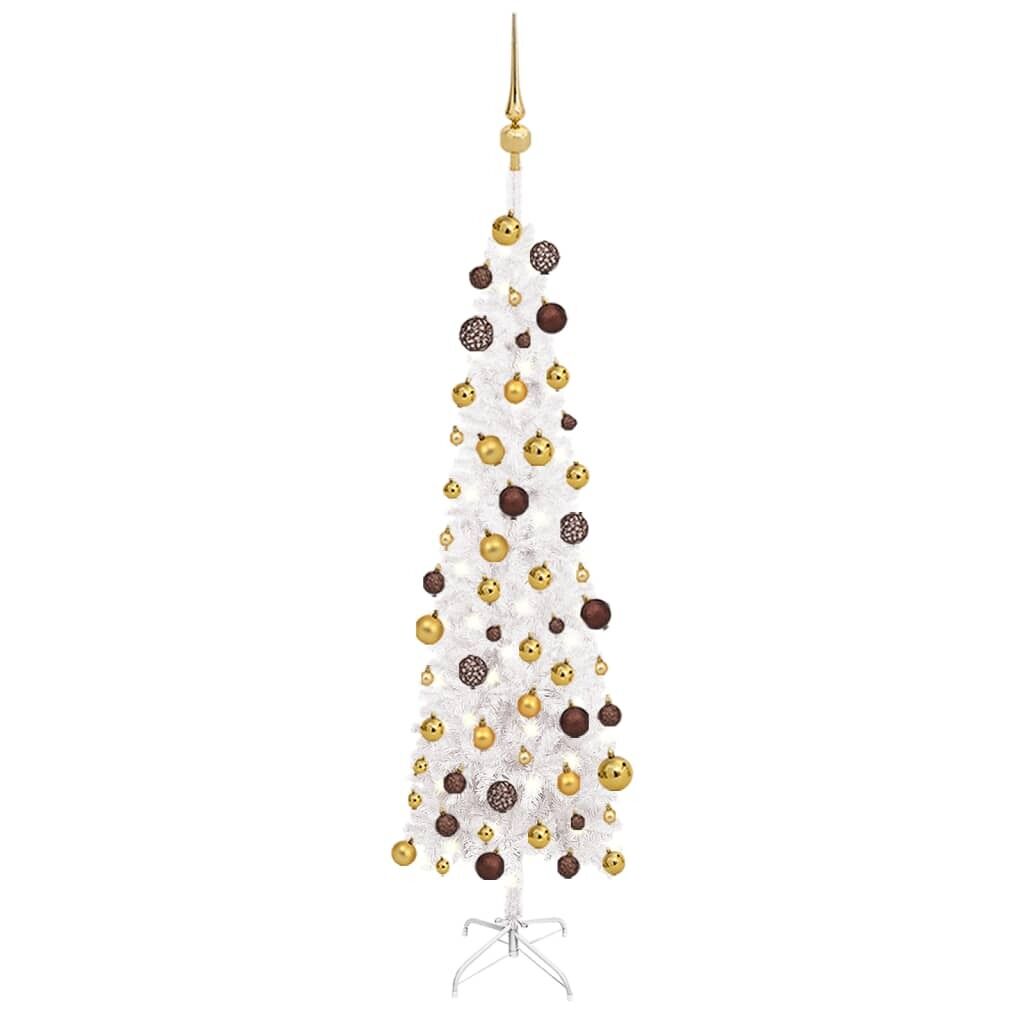 Slim Christmas Tree with LEDs&Ball Set Slim Christmas Tree with LEDs&Ball Set