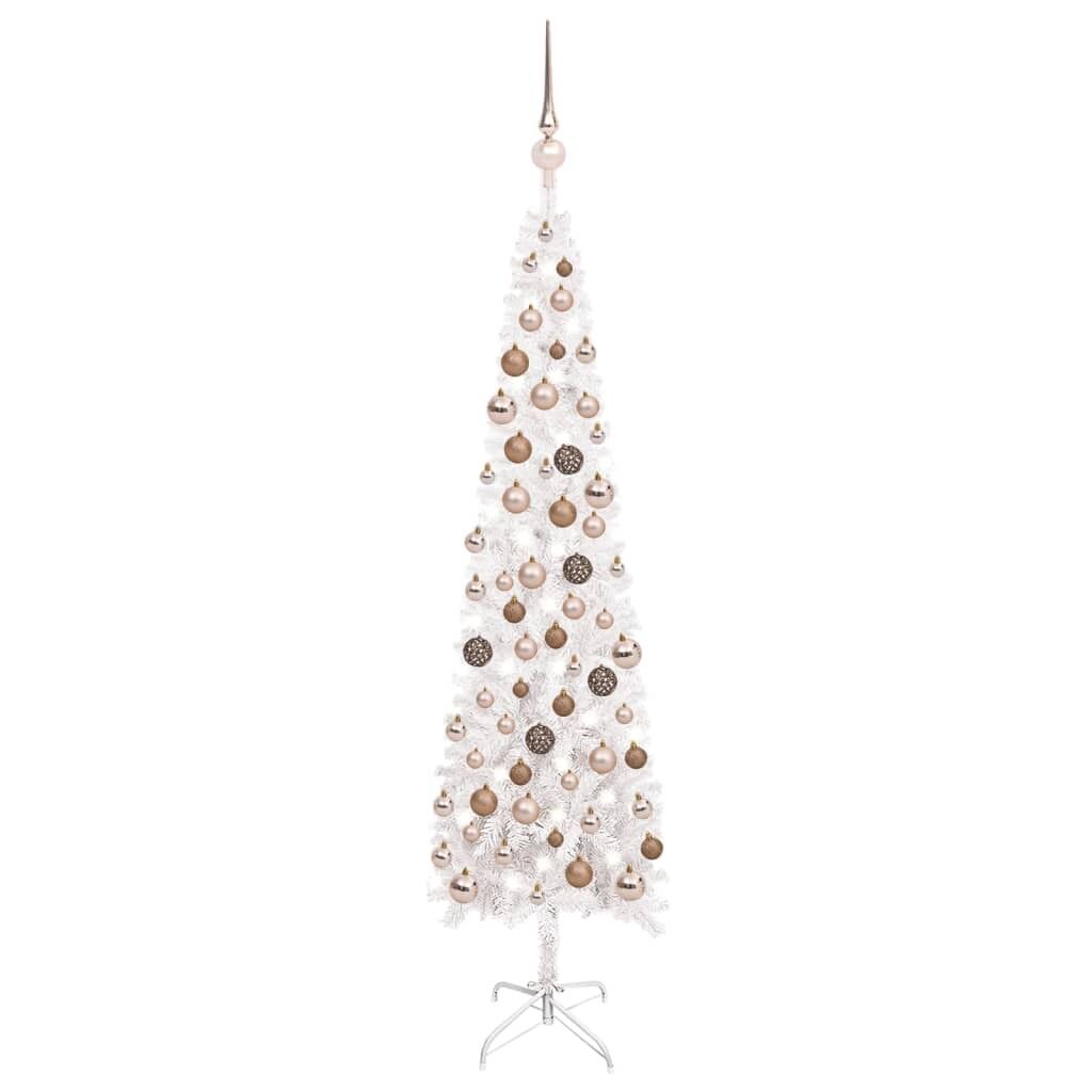 Slim Christmas Tree with LEDs&Ball Set Slim Christmas Tree with LEDs&Ball Set