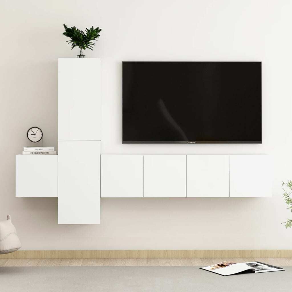 Fareham 5 Piece TV Cabinet Set Engineered Wood Fareham 5 Piece TV Cabinet Set Engineered Wood