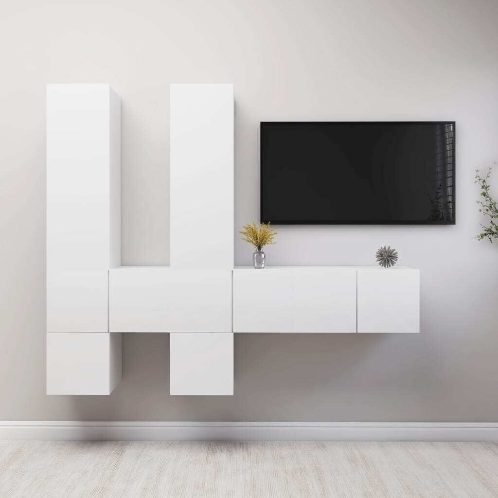 Clevedon TV Cabinet Set Engineered Wood Clevedon TV Cabinet Set Engineered Wood