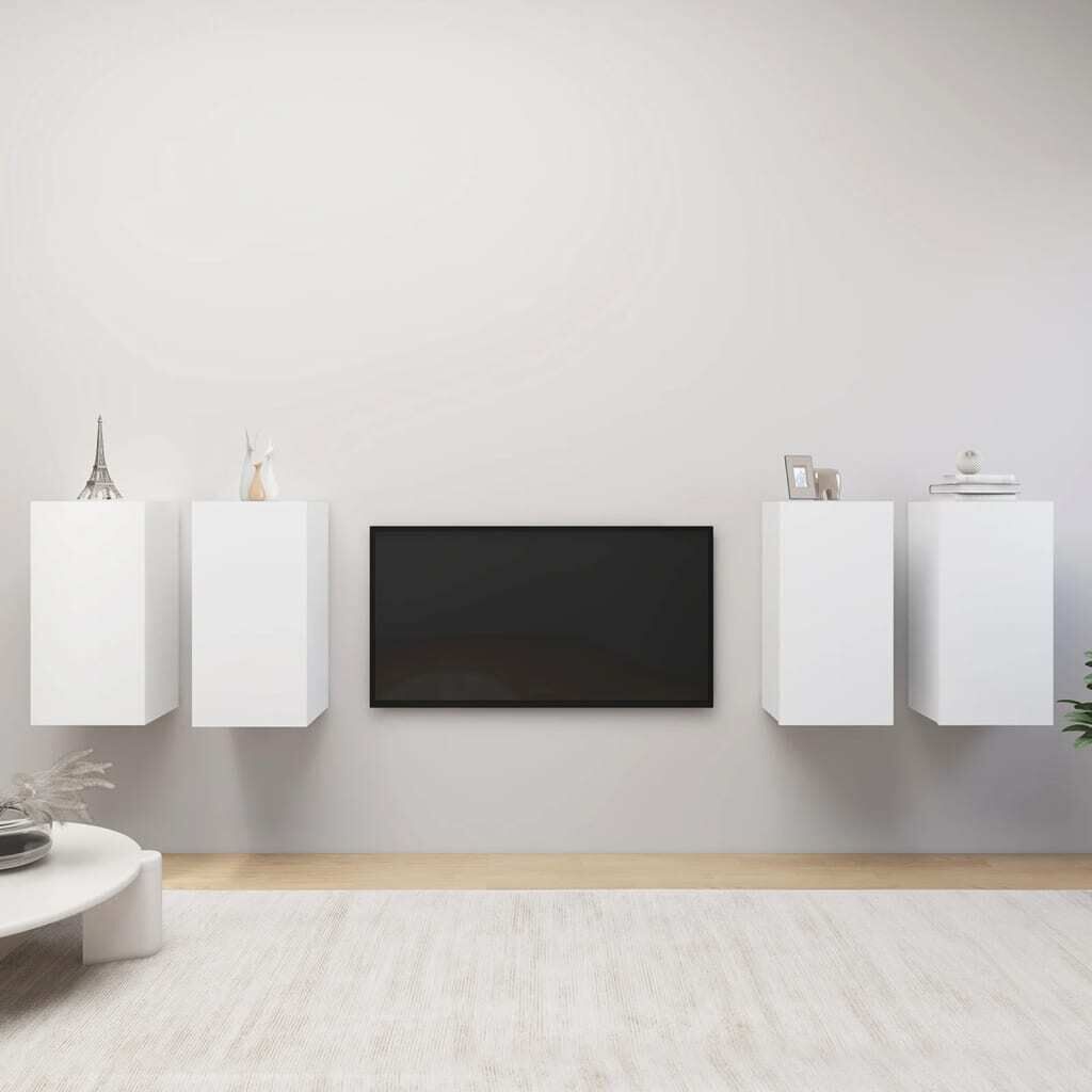 Oyster TV Cabinets 4 pcs Engineered Wood Oyster TV Cabinets 4 pcs Engineered Wood