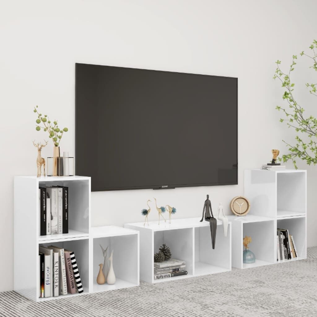 Airds 6 Piece TV Cabinet Set Engineered Wood Airds 6 Piece TV Cabinet Set Engineered Wood