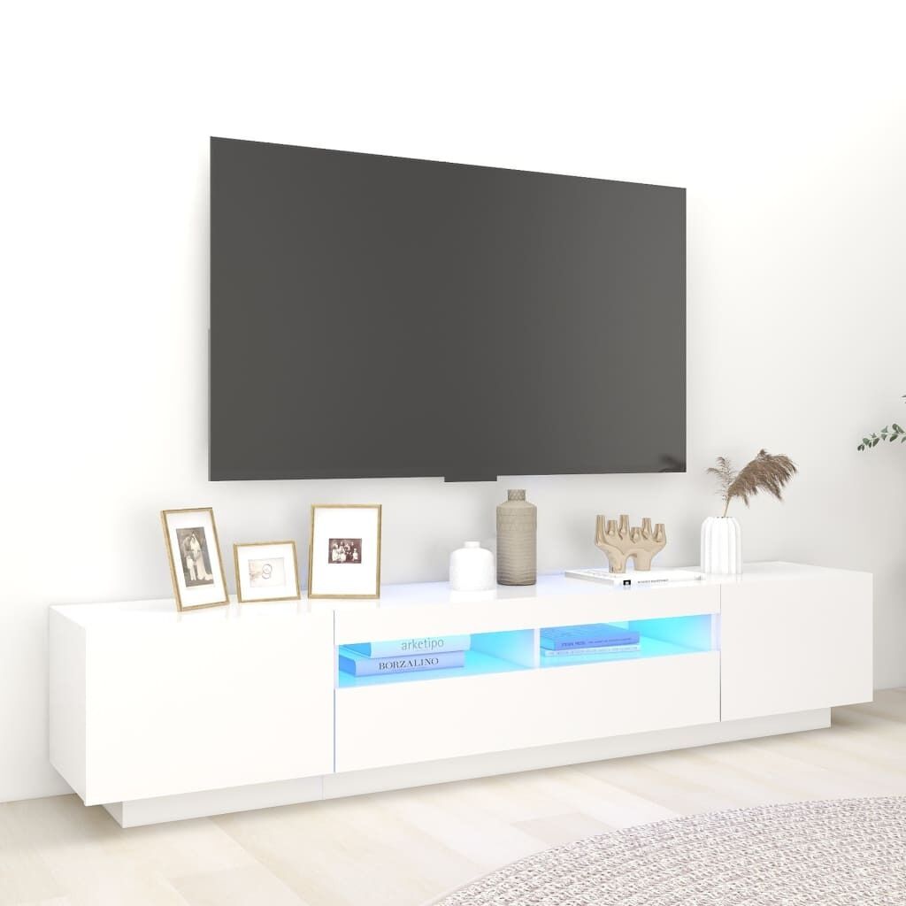 Apache TV Cabinet with LED Lights 200x35x40 cm Apache TV Cabinet with LED Lights 200x35x40 cm