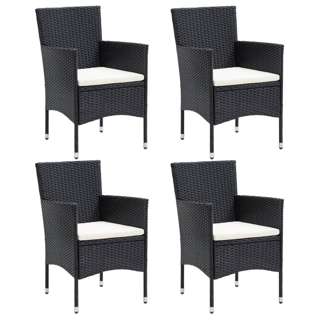 Garden Dining Chairs 4 pcs Poly Rattan Garden Dining Chairs 4 pcs Poly Rattan