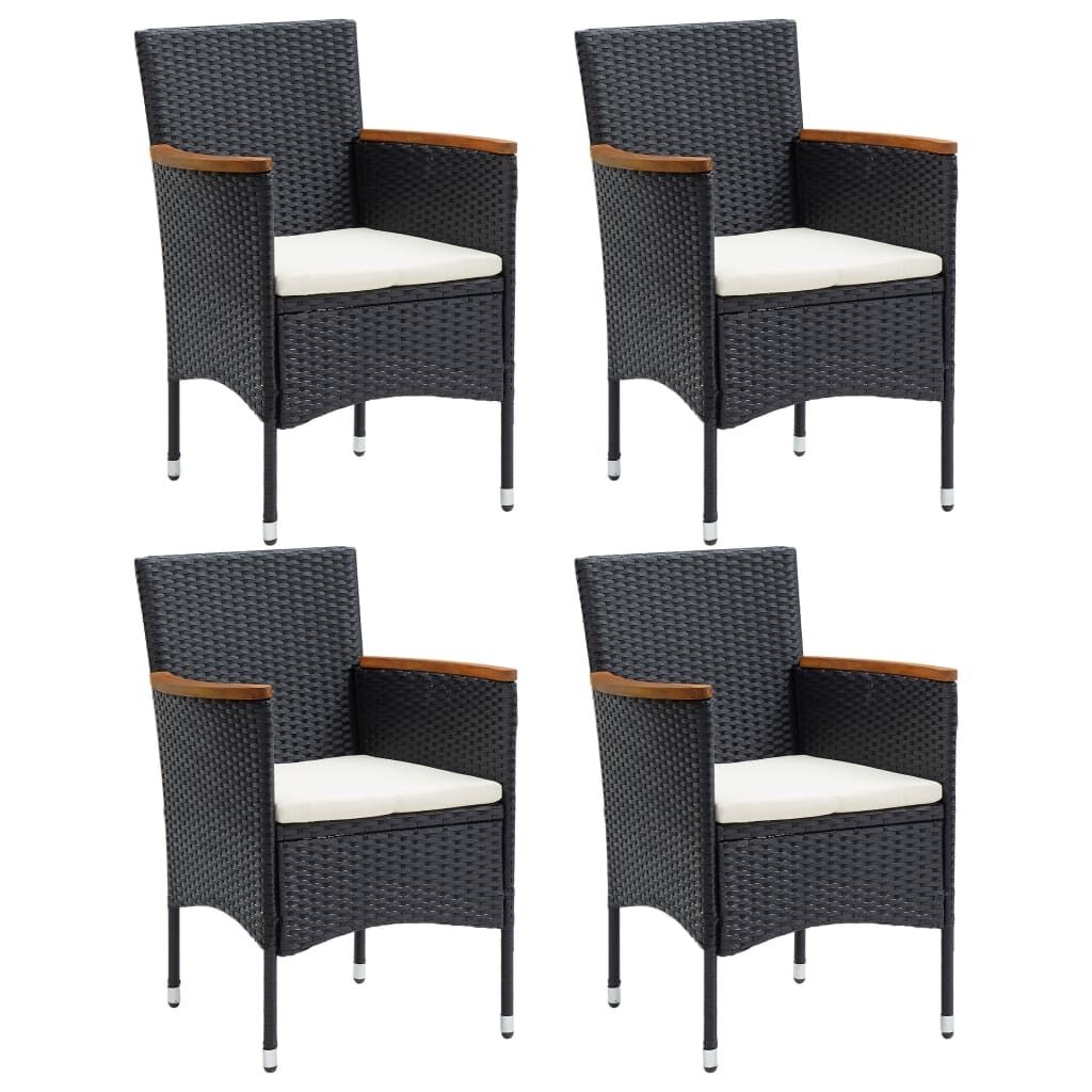 Garden Dining Chairs 4 pcs Poly Rattan Garden Dining Chairs 4 pcs Poly Rattan