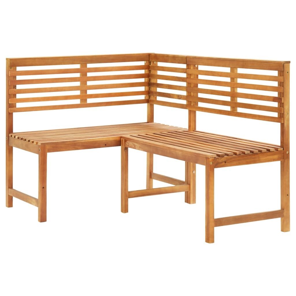 Garden Corner Bench 140 cm Solid Acacia Wood Garden Corner Bench 140 cm Solid Acacia Wood