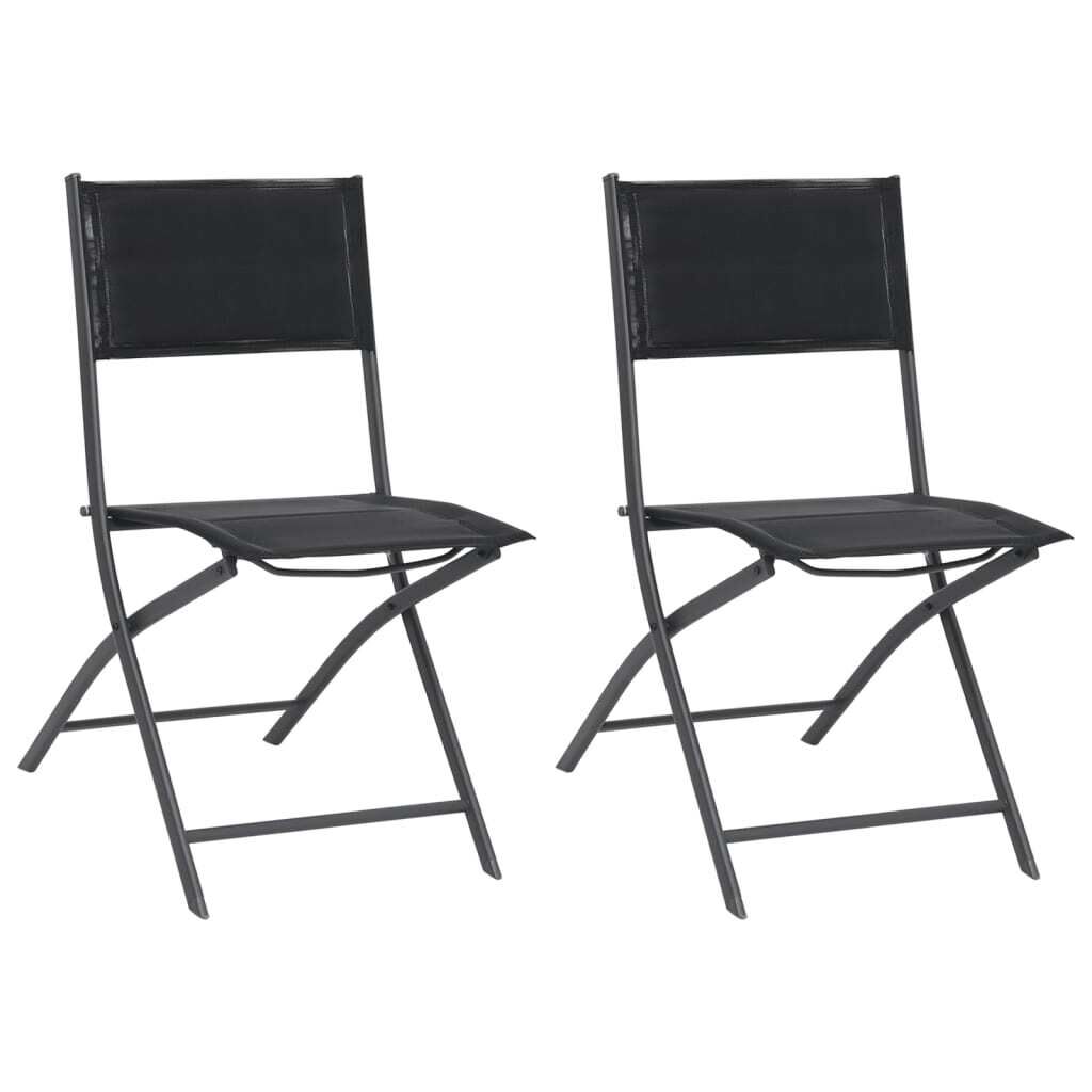 Folding Outdoor Chairs Steel and Textilene Folding Outdoor Chairs Steel and Textilene