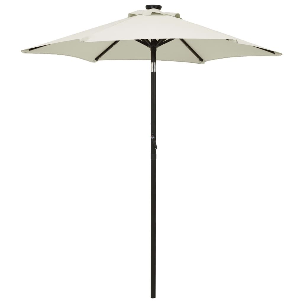 Parasol with LED Lights 200x211 cm Aluminium Parasol with LED Lights 200x211 cm Aluminium