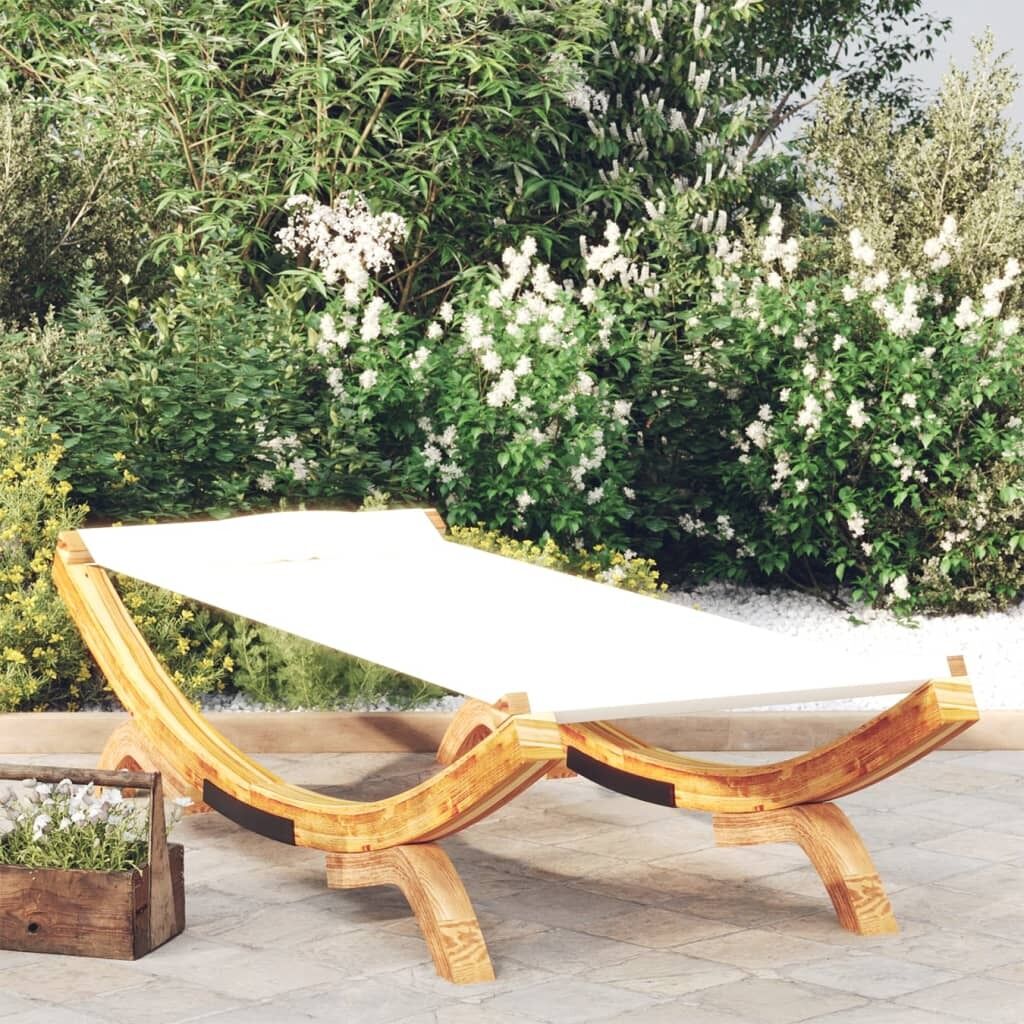 Outdoor Lounge Bed 100x188.5x44 cm Solid Bent Wood Outdoor Lounge Bed 100x188.5x44 cm Solid Bent Wood