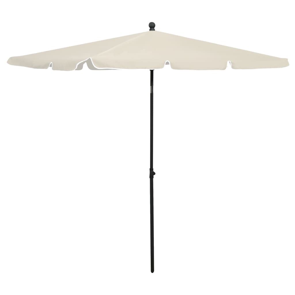 Garden Parasol with Pole 210x140 cm Garden Parasol with Pole 210x140 cm
