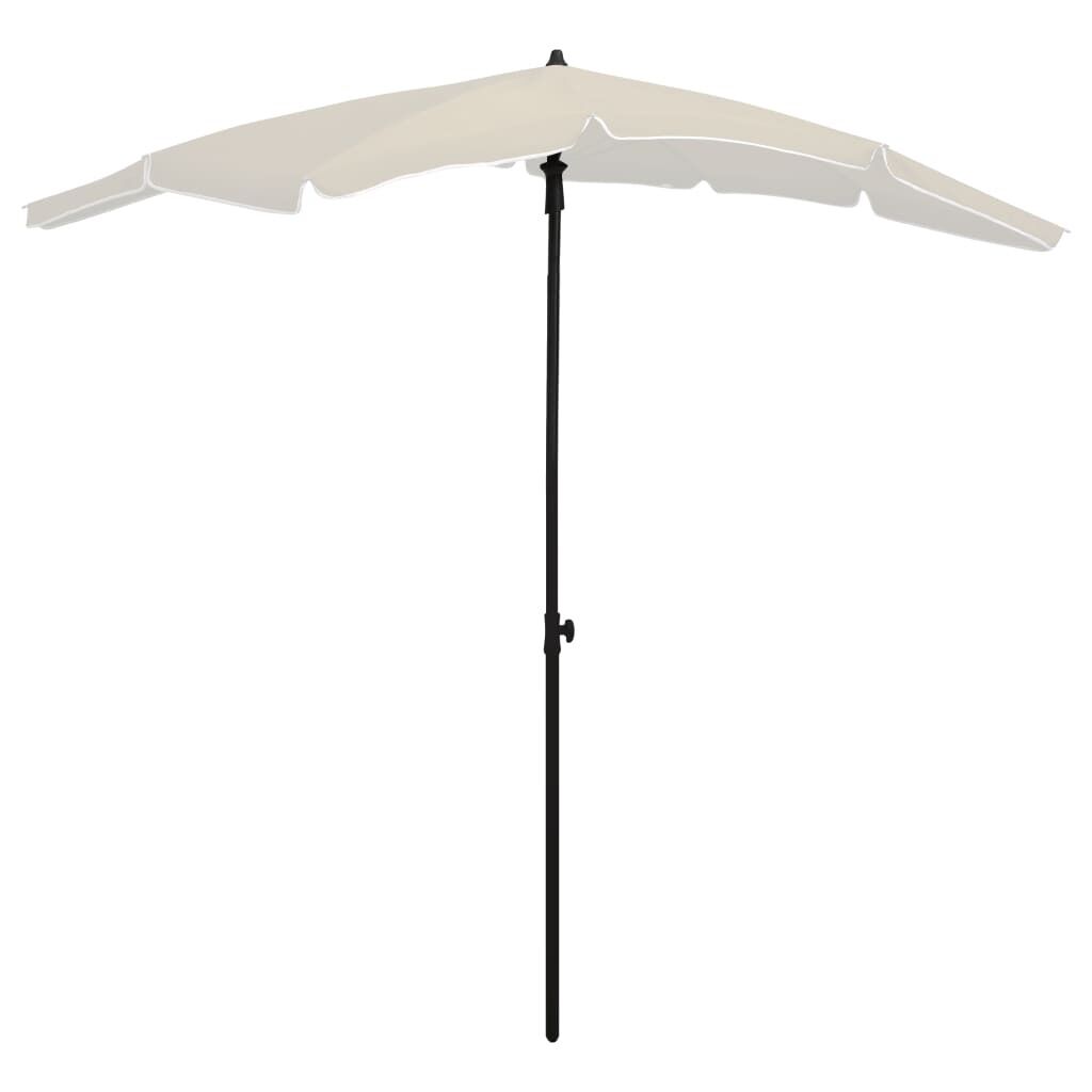 Garden Parasol with Pole 200x130 cm Garden Parasol with Pole 200x130 cm