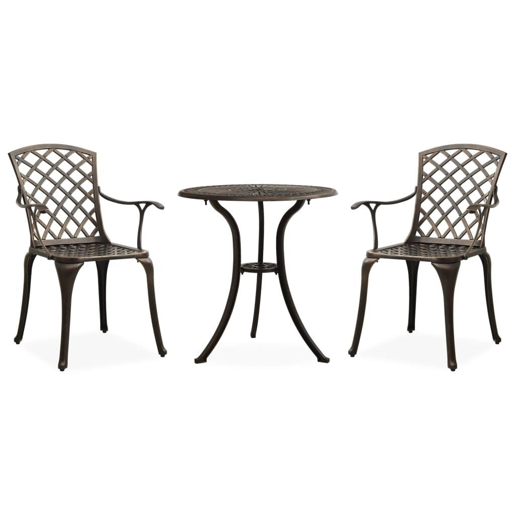 3 Piece Bistro Set Cast Aluminium 3 Piece Bistro Set Cast Aluminium