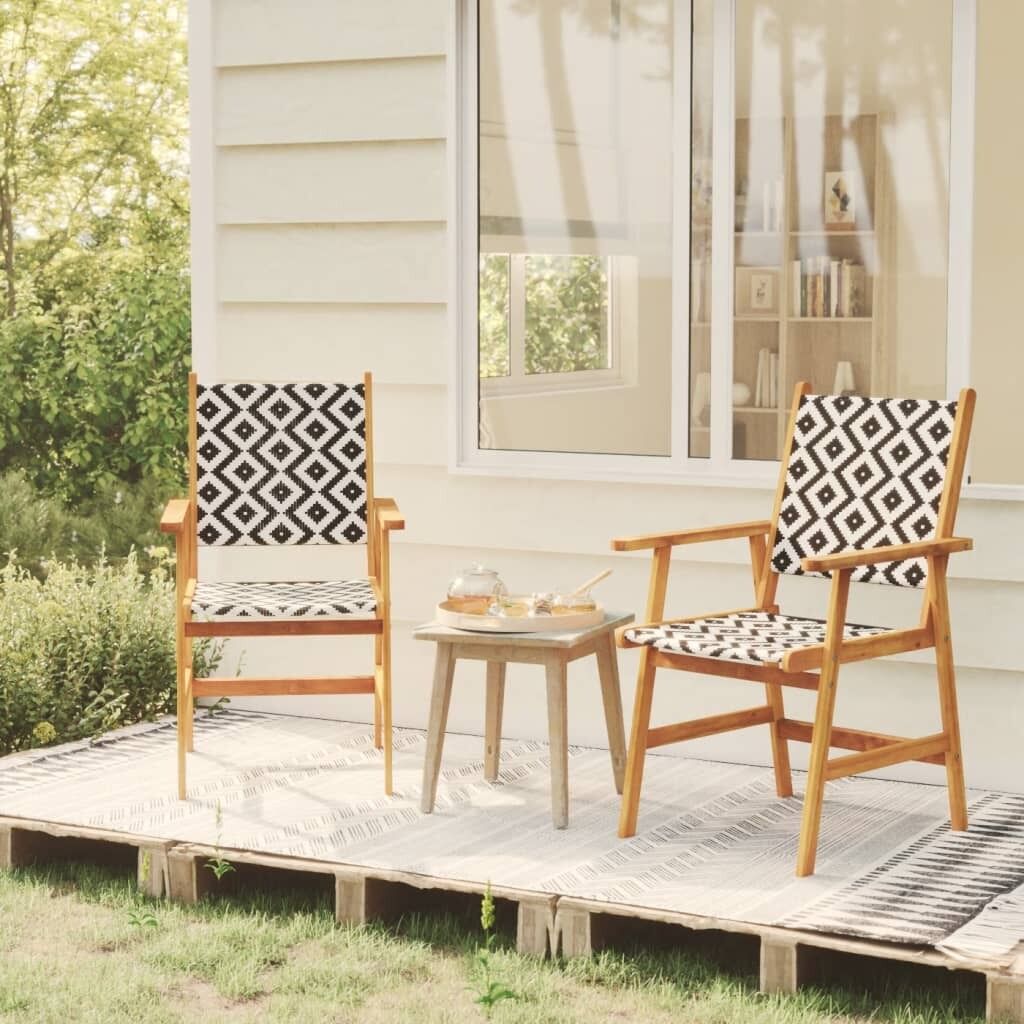 Garden Chairs Solid Acacia Wood Garden Chairs Solid Acacia Wood