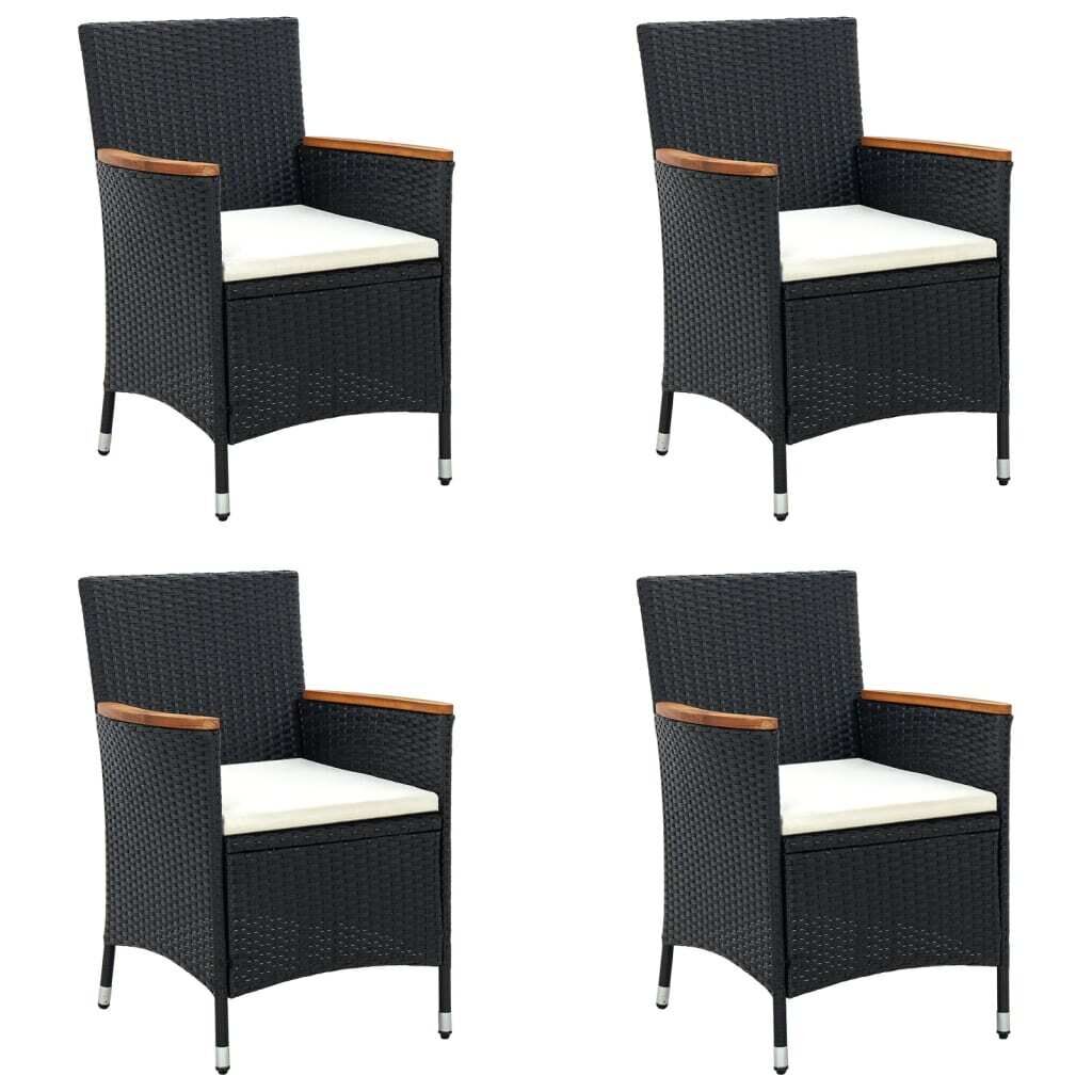Garden Dining Chairs 4 pcs Poly Rattan Garden Dining Chairs 4 pcs Poly Rattan