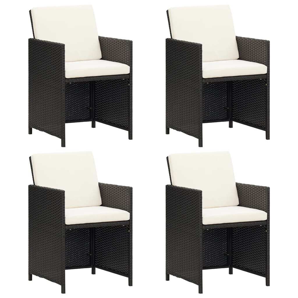 Garden Chairs 4 pcs Poly Rattan Garden Chairs 4 pcs Poly Rattan