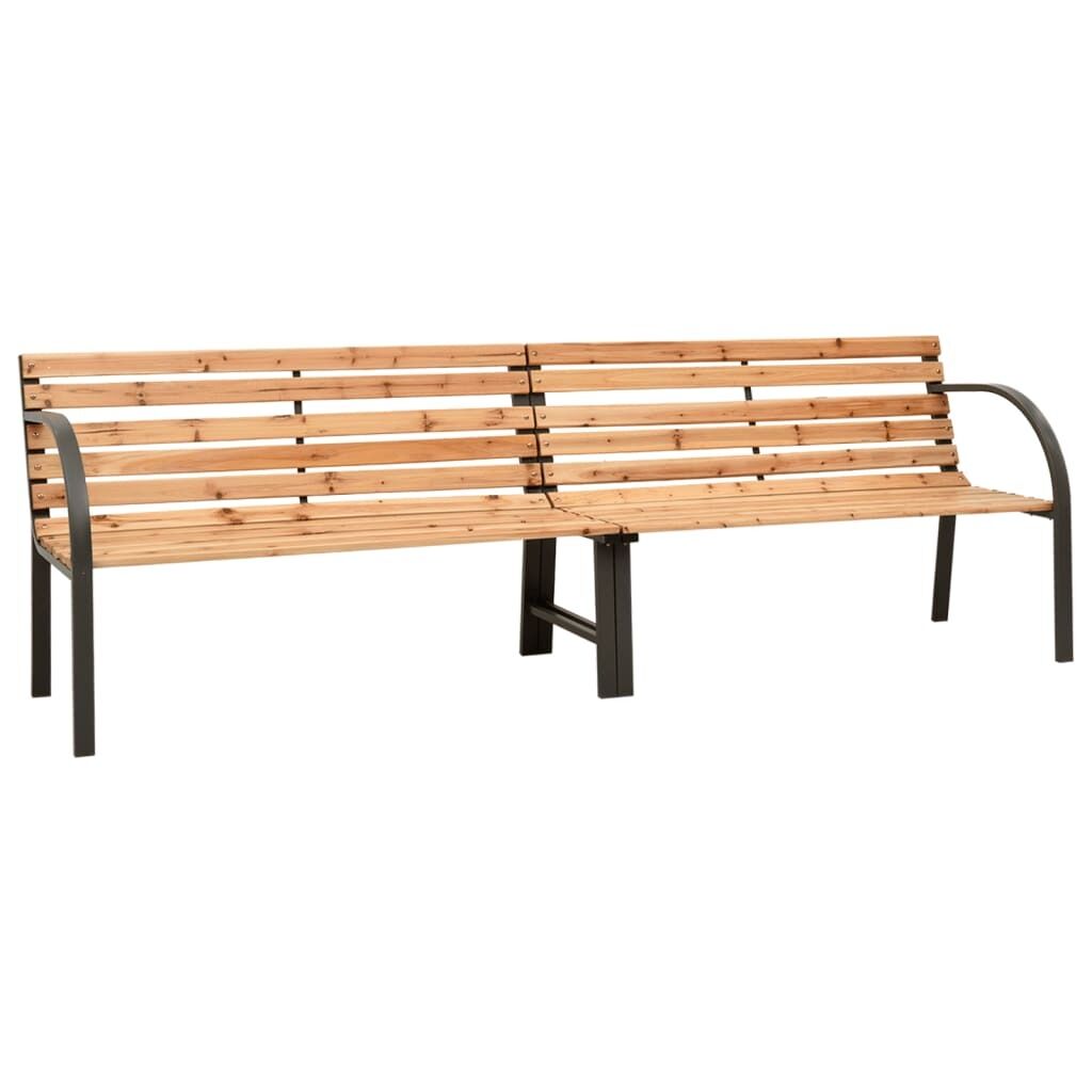 Twin Garden Bench 241 cm Solid Wood Chinese Fir Twin Garden Bench 241 cm Solid Wood Chinese Fir