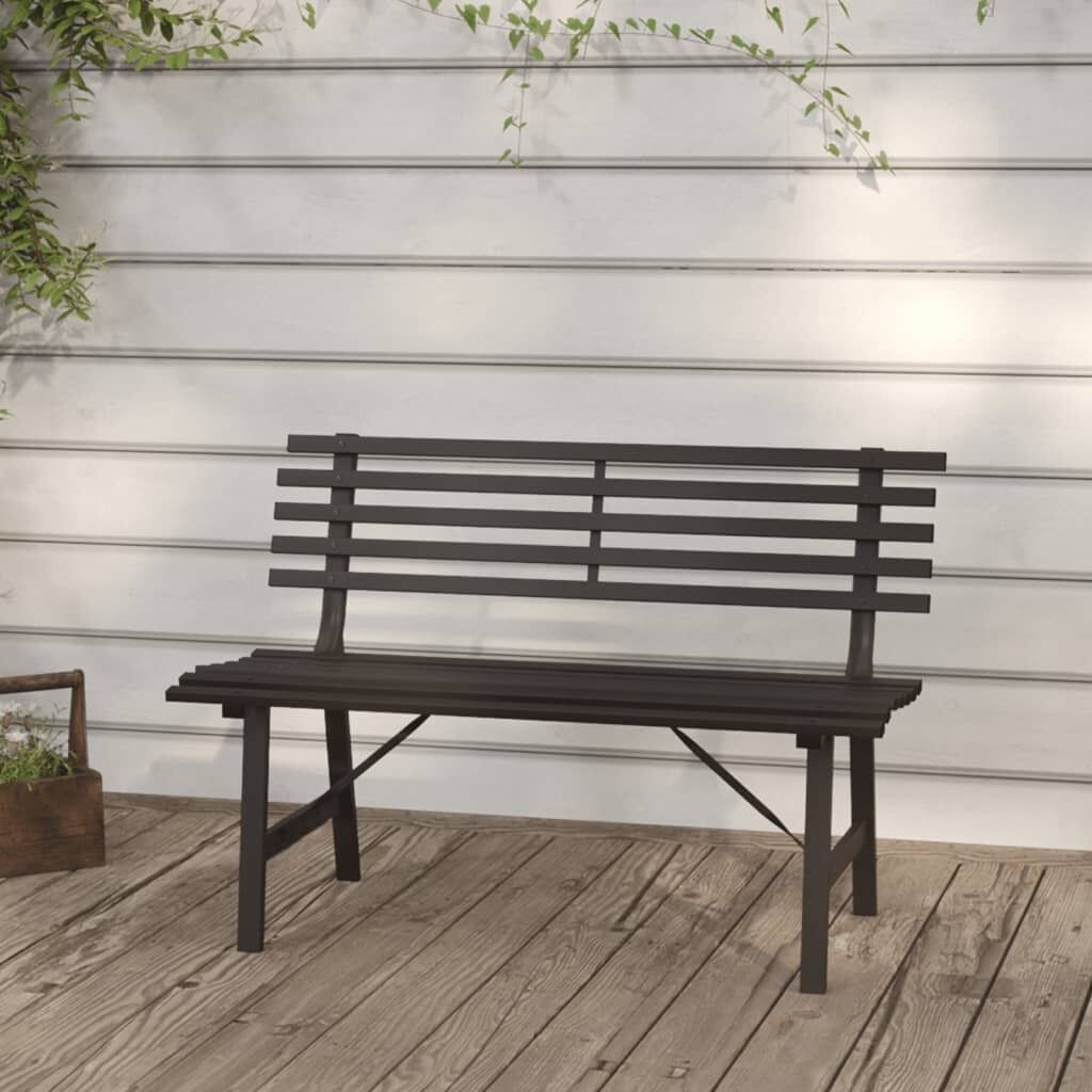 Garden Bench 110 cm Steel Garden Bench 110 cm Steel