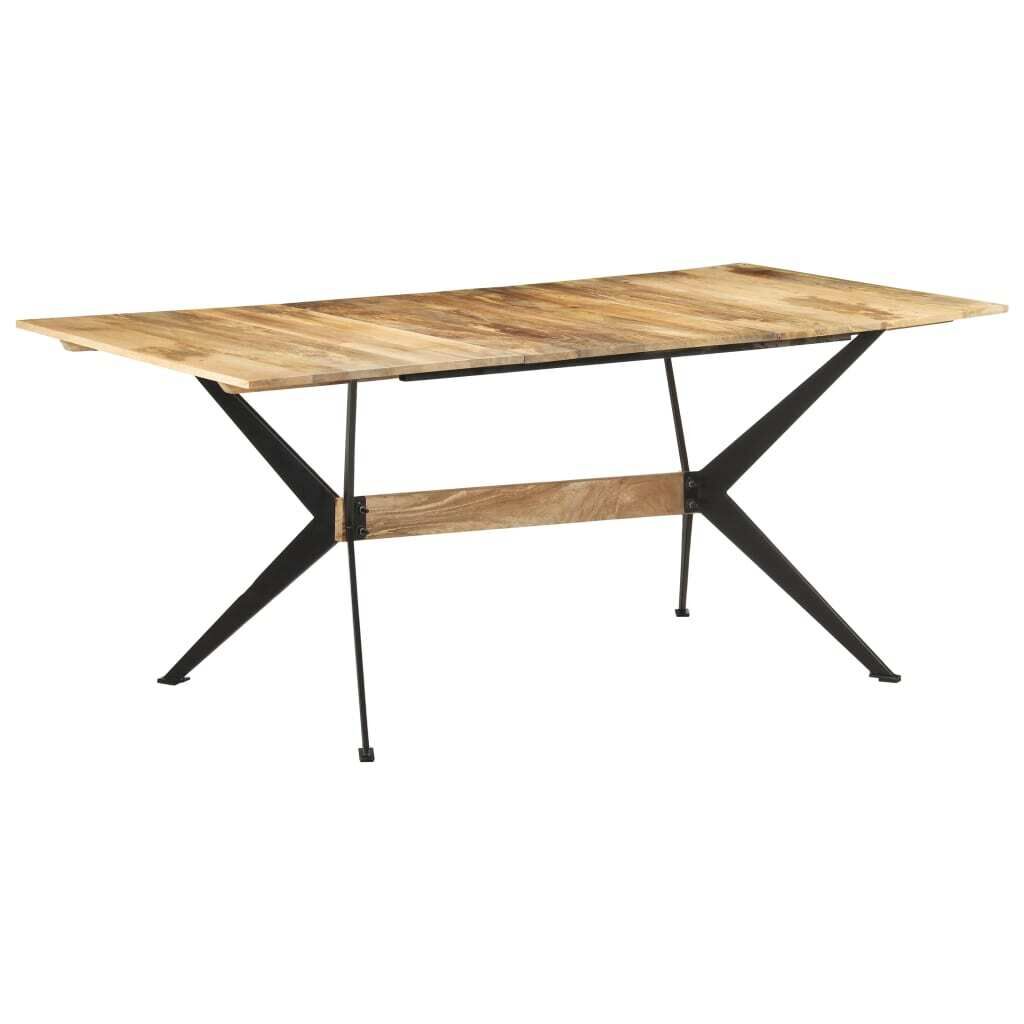 Dining Table 180x90x76 cm Solid Mango Wood Dining Table 180x90x76 cm Solid Mango Wood