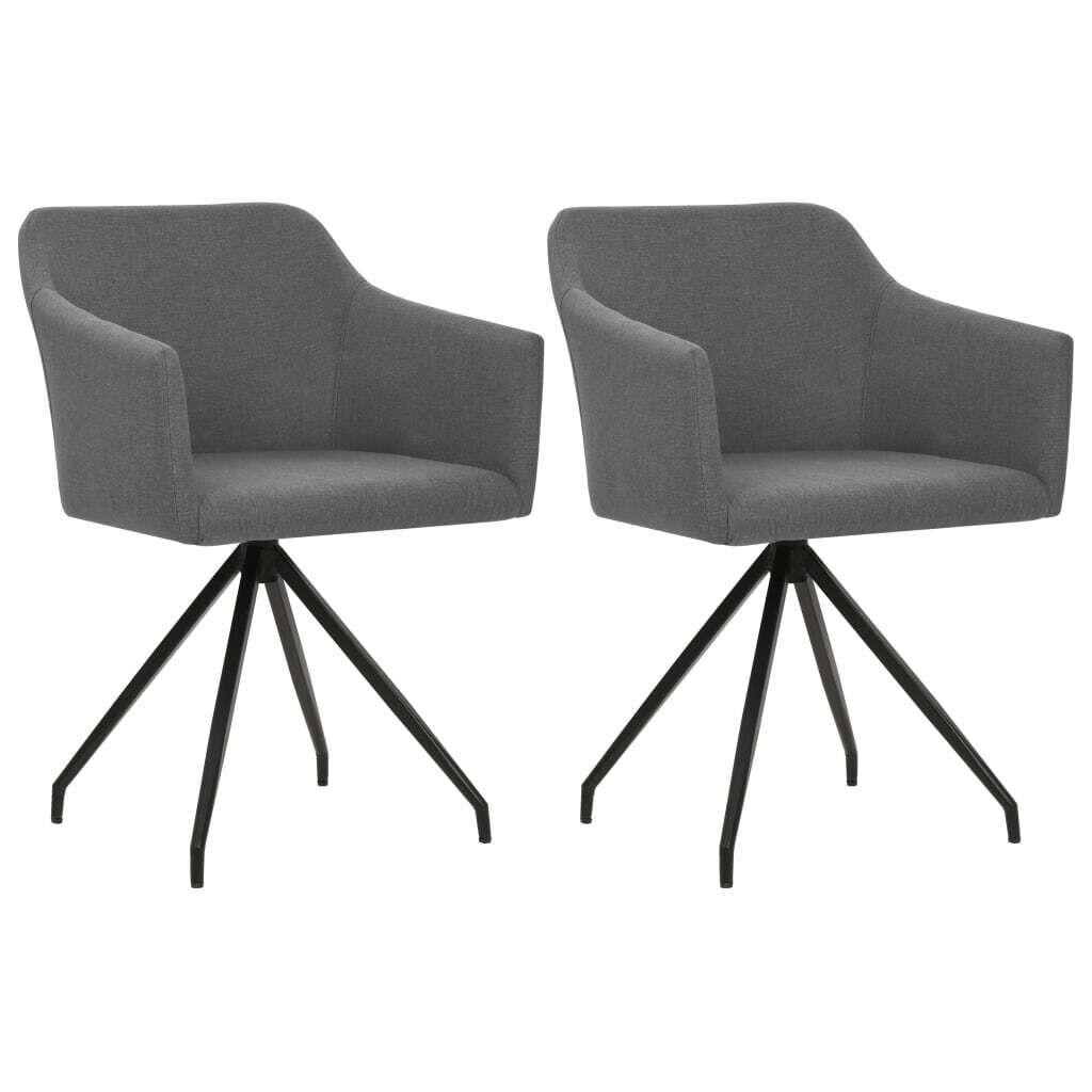 Swivel Dining Chairs 2 pcs Fabric Swivel Dining Chairs 2 pcs Fabric