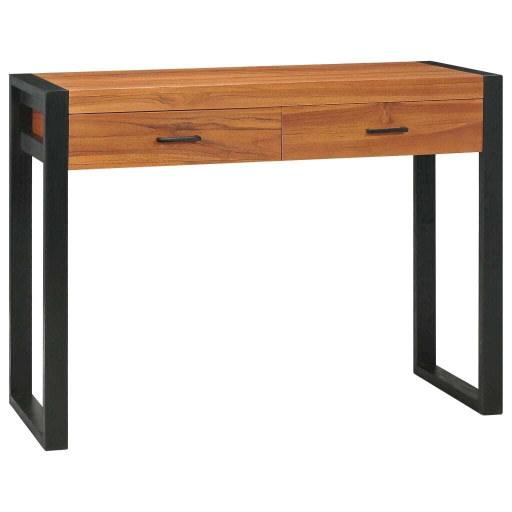 Desk with 2 Drawers Recycled Teak Wood Desk with 2 Drawers Recycled Teak Wood