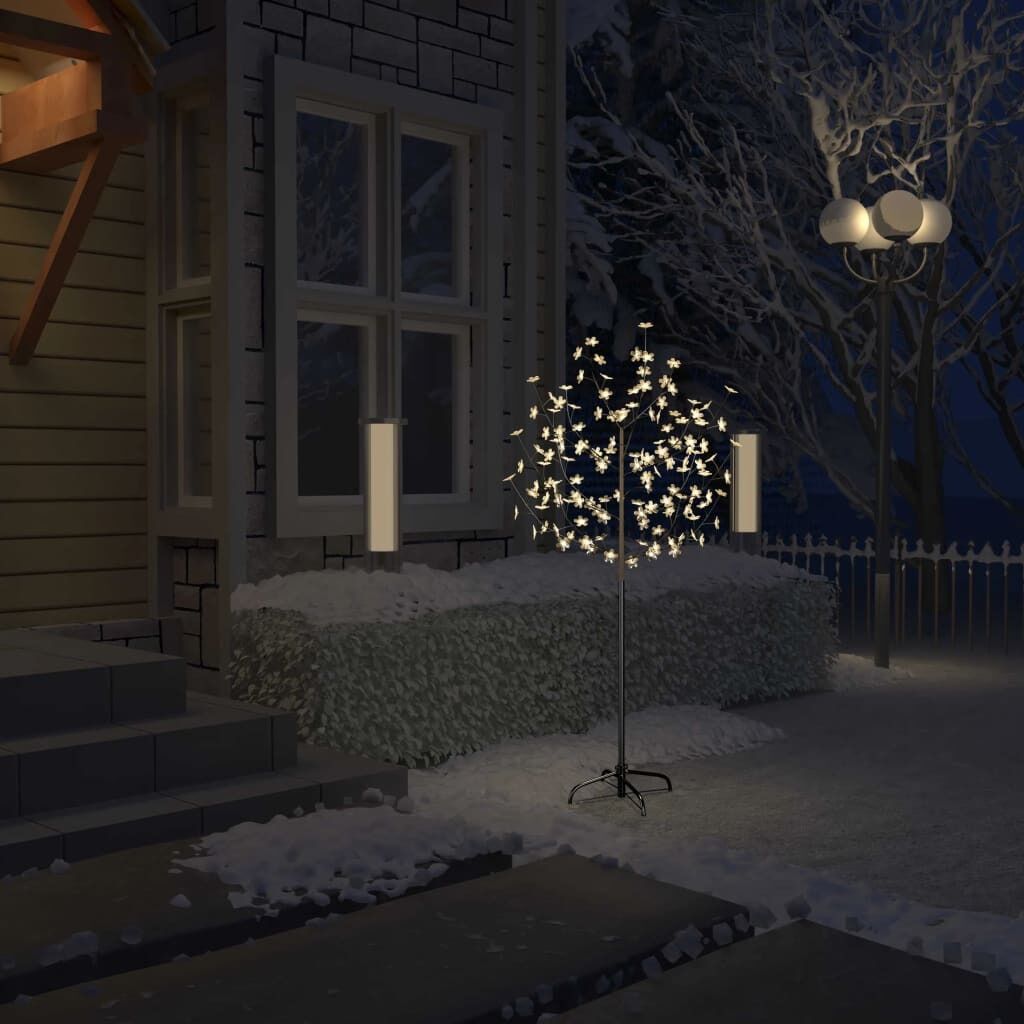 Christmas Tree LEDs Warm White Light Cherry Blossom Christmas Tree LEDs Warm White Light Cherry Blossom