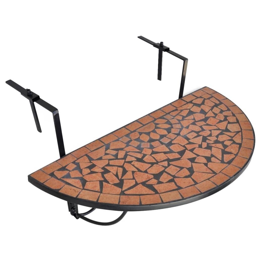 Hanging Balcony Table Mosaic Hanging Balcony Table Mosaic