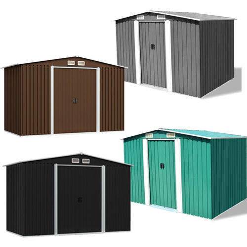 Garden Storage Shed Metal 257x205x178 cm Garden Storage Shed Metal 257x205x178 cm